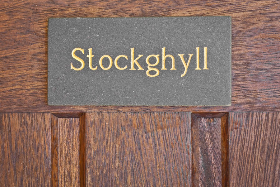 Stockghyll name plate
